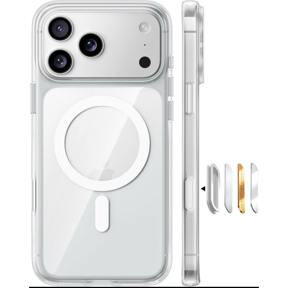 TORRAS Stronger Magnetic & Anti-Yellowing for iPhone 17 Pro Max Case Clear